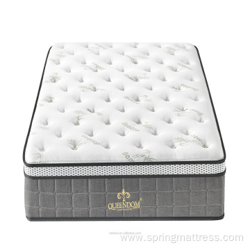 Bamboo pocket spring Mattress With Euro Topper